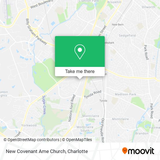 New Covenant Ame Church map