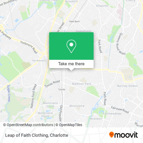 Leap of Faith Clothing map