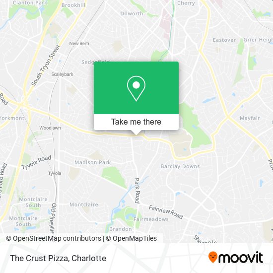 Mapa de The Crust Pizza