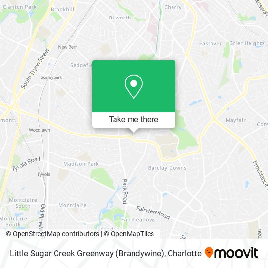 Little Sugar Creek Greenway (Brandywine) map