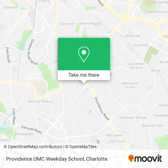 Providence UMC Weekday School map