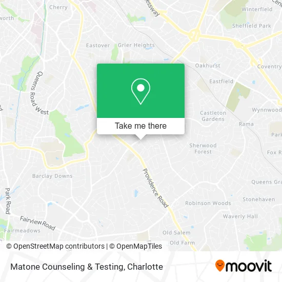 Matone Counseling & Testing map