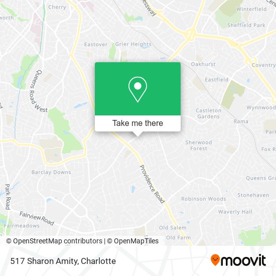 517 Sharon Amity map