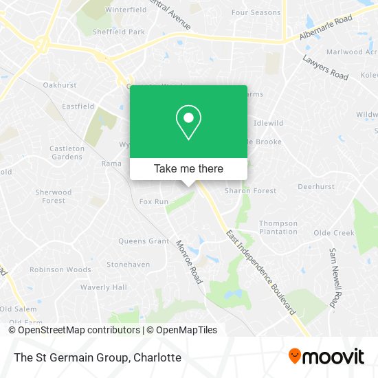The St Germain Group map