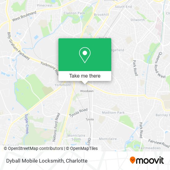 Dyball Mobile Locksmith map