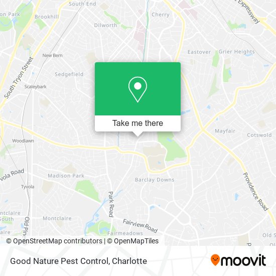 Good Nature Pest Control map