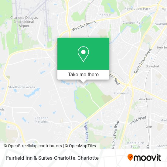 Fairfield Inn & Suites-Charlotte map