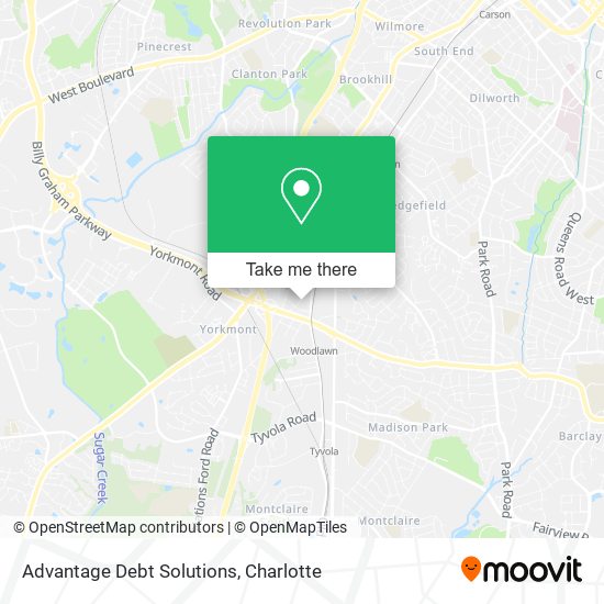 Mapa de Advantage Debt Solutions