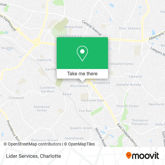 Mapa de Lider Services