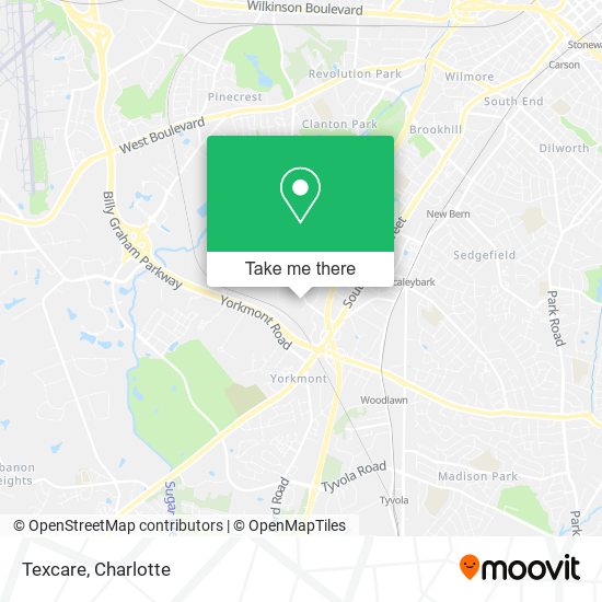 Texcare map