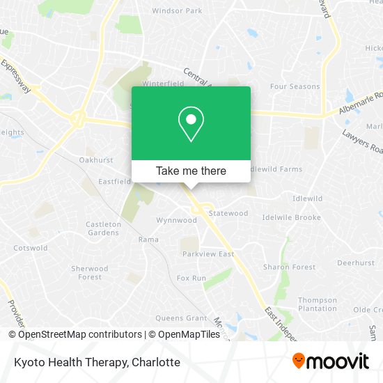 Kyoto Health Therapy map