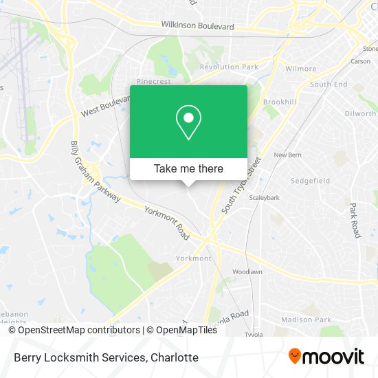 Berry Locksmith Services map