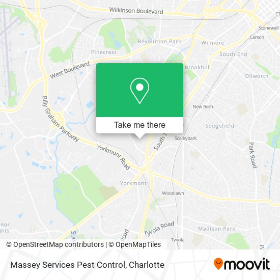 Massey Services Pest Control map