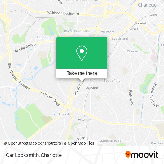 Car Locksmith map