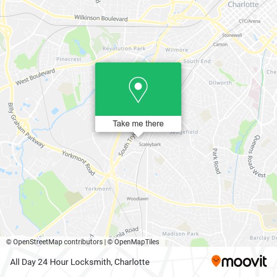 Mapa de All Day 24 Hour Locksmith
