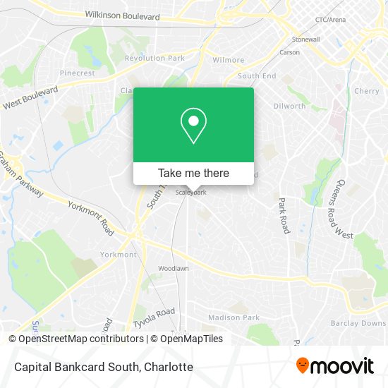 Mapa de Capital Bankcard South