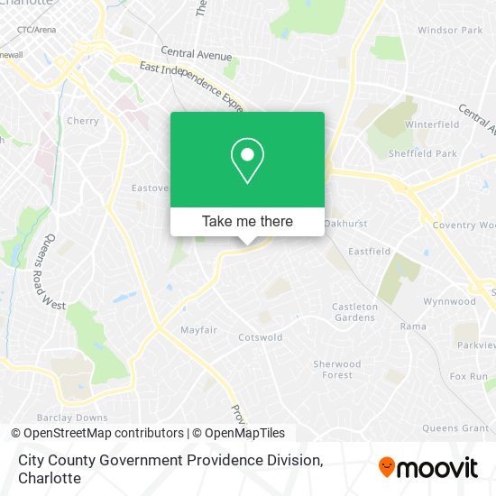 Mapa de City County Government Providence Division