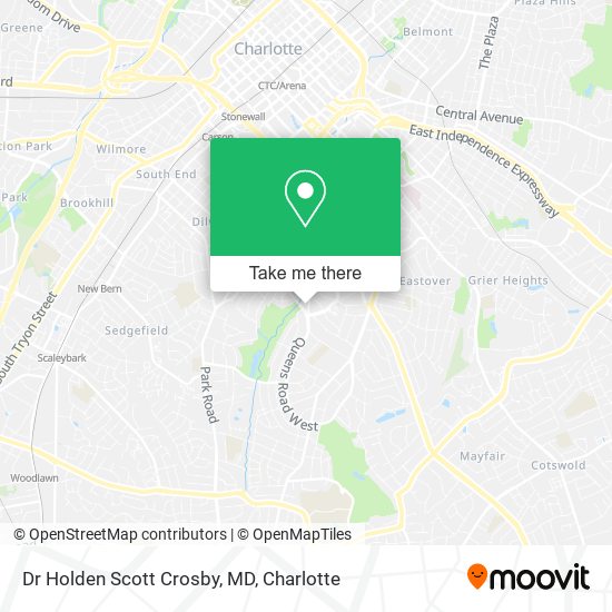 Dr Holden Scott Crosby, MD map