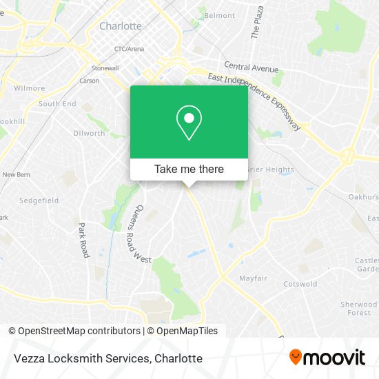 Mapa de Vezza Locksmith Services
