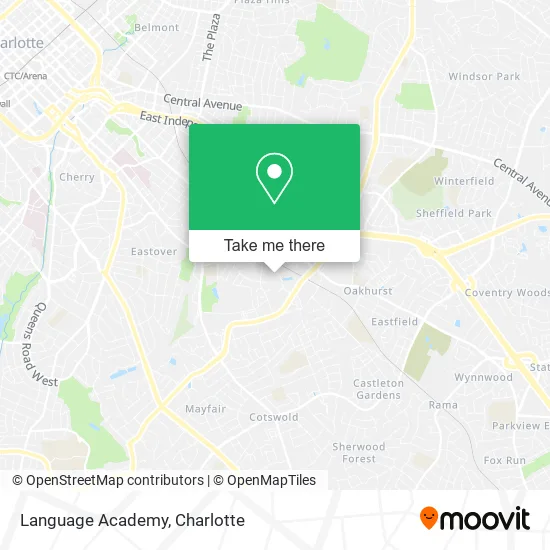 Mapa de Language Academy