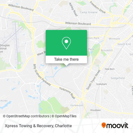 Xpress Towing & Recovery map