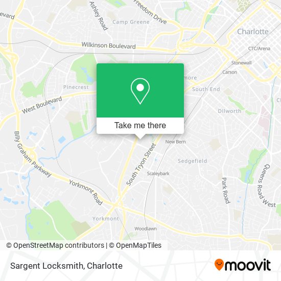 Sargent Locksmith map