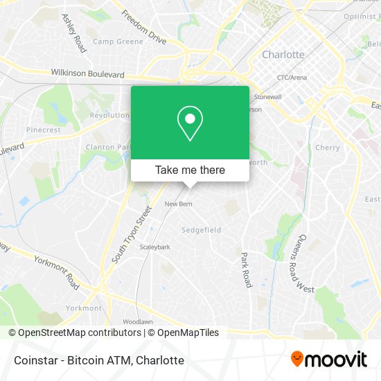 Coinstar - Bitcoin ATM map