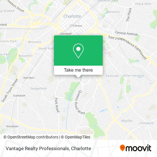 Vantage Realty Professionals map