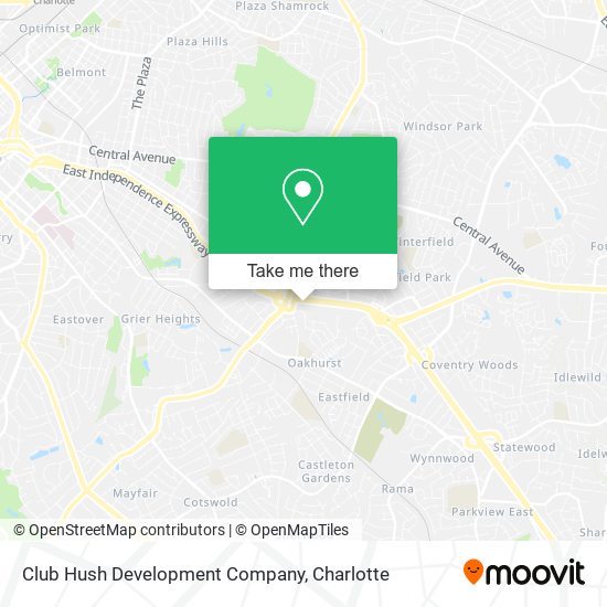 Club Hush Development Company map