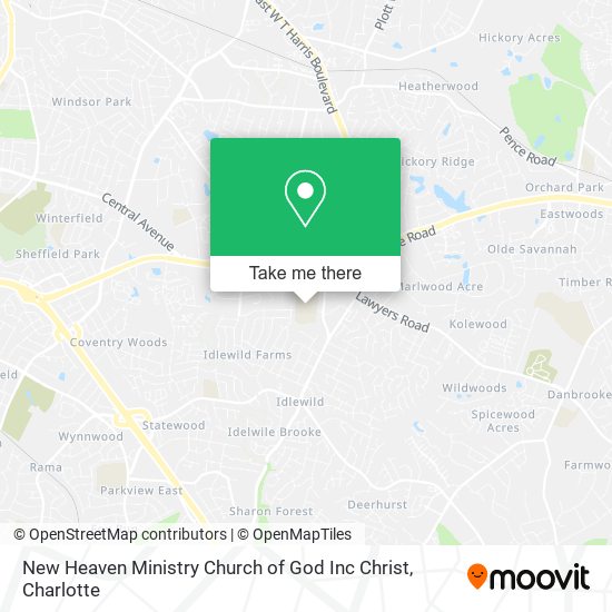 Mapa de New Heaven Ministry Church of God Inc Christ