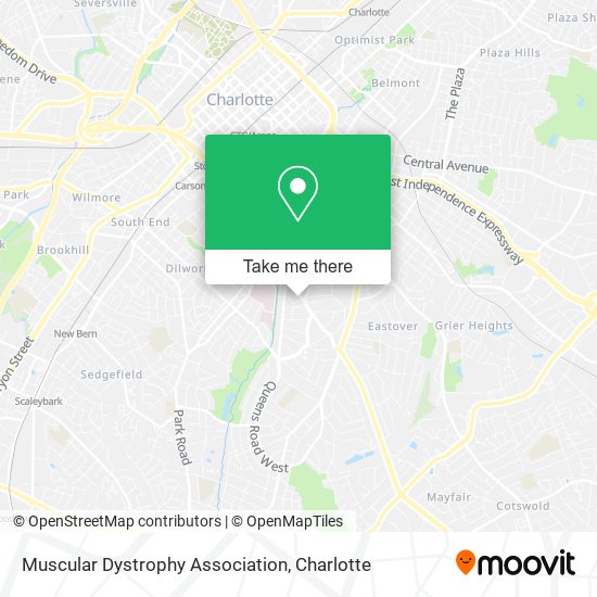 Muscular Dystrophy Association map