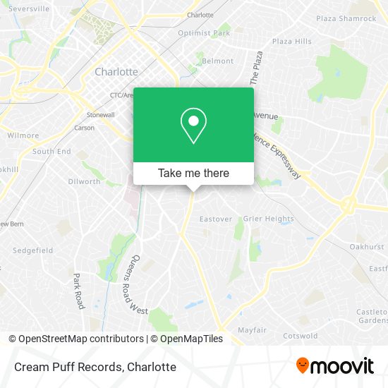 Cream Puff Records map