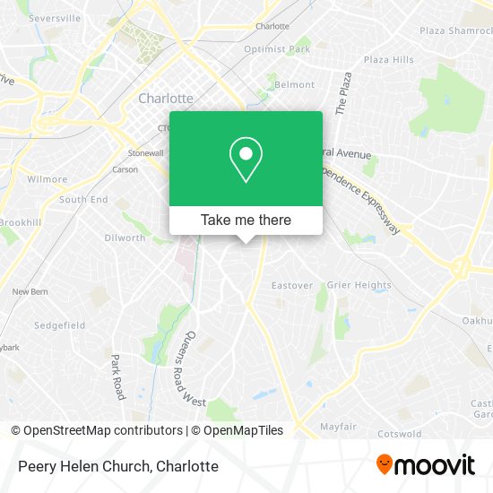 Peery Helen Church map