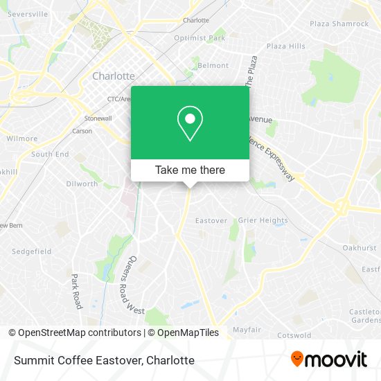 Summit Coffee Eastover map