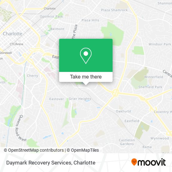 Daymark Recovery Services map