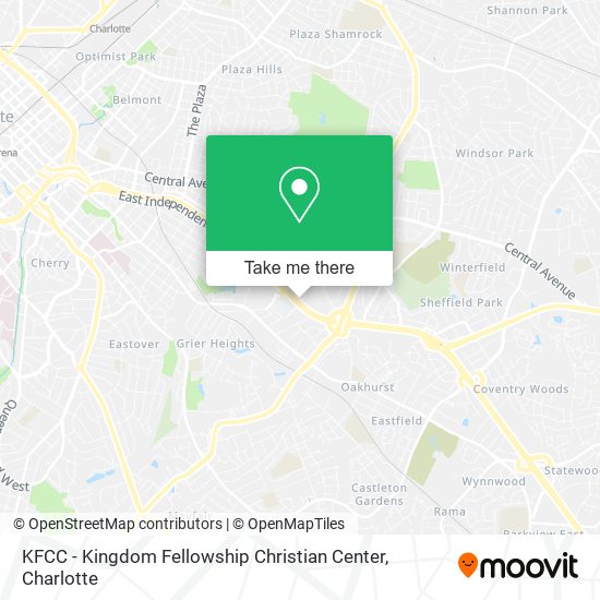 Mapa de KFCC - Kingdom Fellowship Christian Center