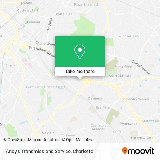 Andy's Transmissions Service map