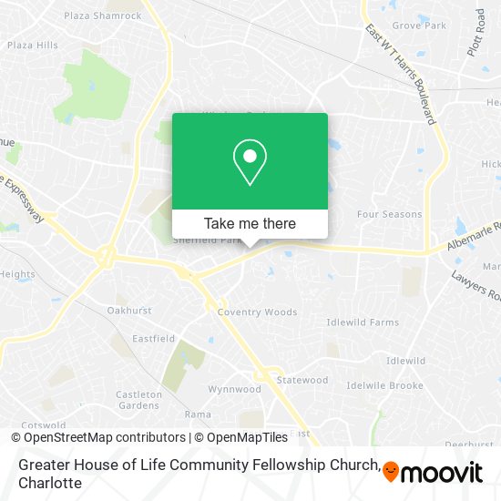 Greater House of Life Community Fellowship Church map