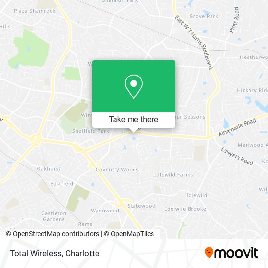 Mapa de Total Wireless