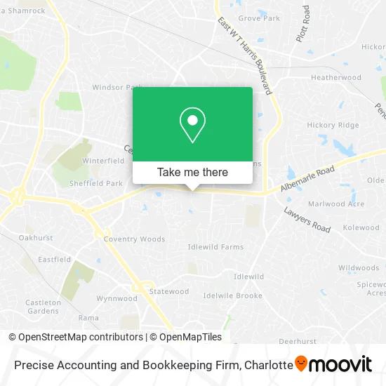 Precise Accounting and Bookkeeping Firm map