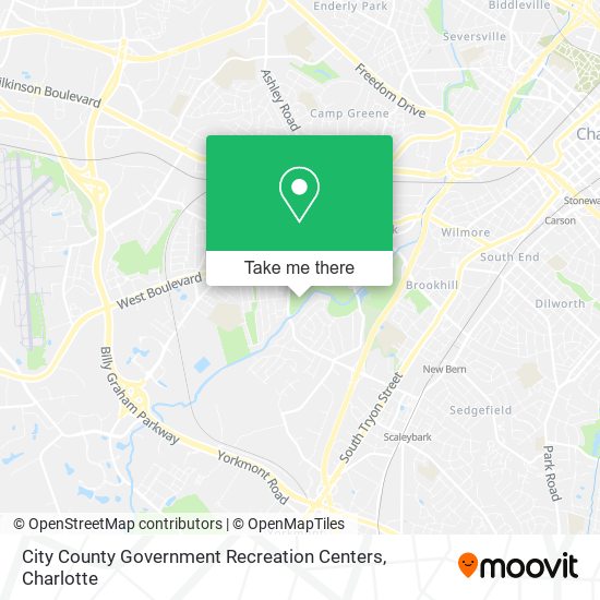 City County Government Recreation Centers map