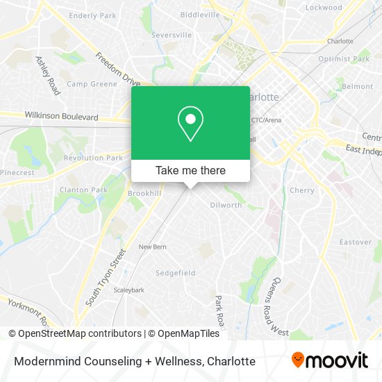 Mapa de Modernmind Counseling + Wellness