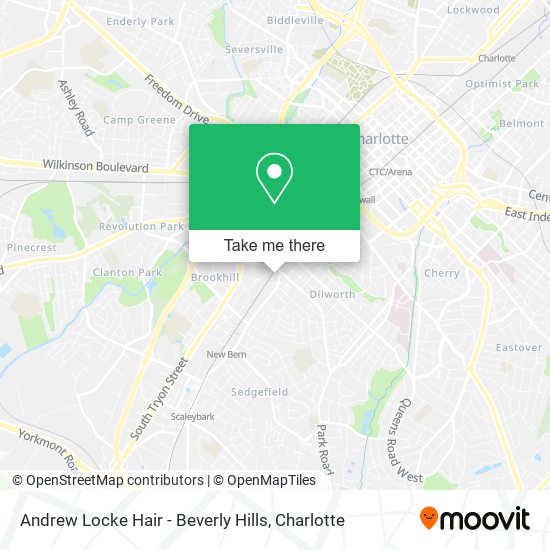 Mapa de Andrew Locke Hair - Beverly Hills
