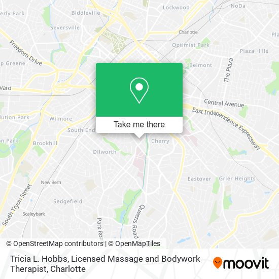 Tricia L. Hobbs, Licensed Massage and Bodywork Therapist map