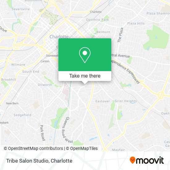 Mapa de Tribe Salon Studio