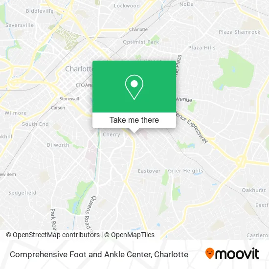 Comprehensive Foot and Ankle Center map