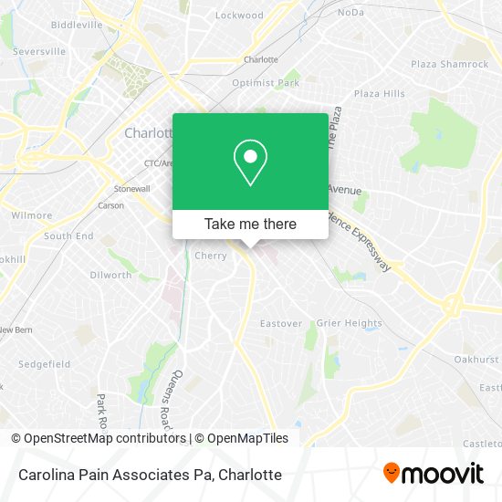 Carolina Pain Associates Pa map