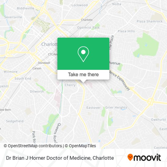 Dr Brian J Horner Doctor of Medicine map