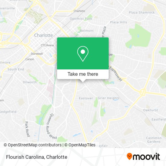 Flourish Carolina map