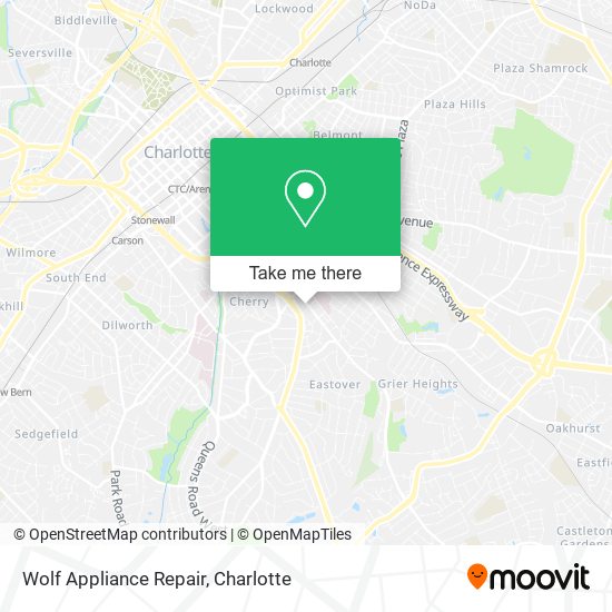 Wolf Appliance Repair map